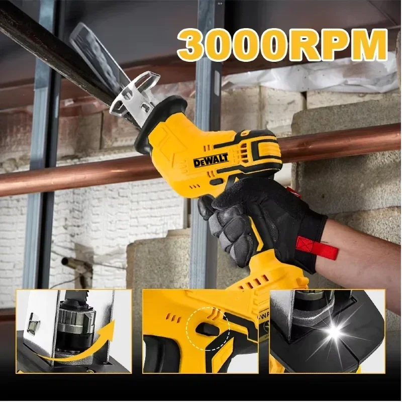 Reciprocating Saw Cordless - Dewalt 2800RPM Cordless Electric Reciprocating Saw