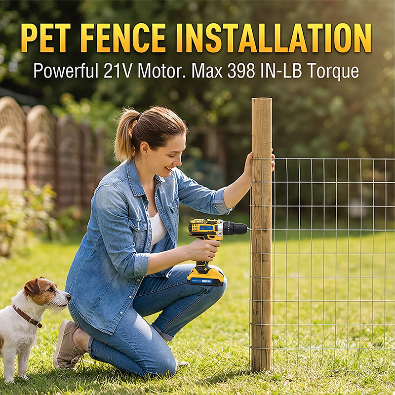 Power Tools Combo Kits - Lithium Battery Powered Electric Screwdriver Electric