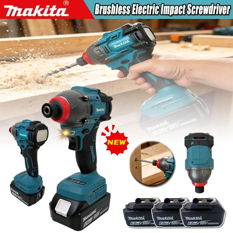 Power Tools For Woodworking - Makita 18V Cordless Impact Driver Brushless