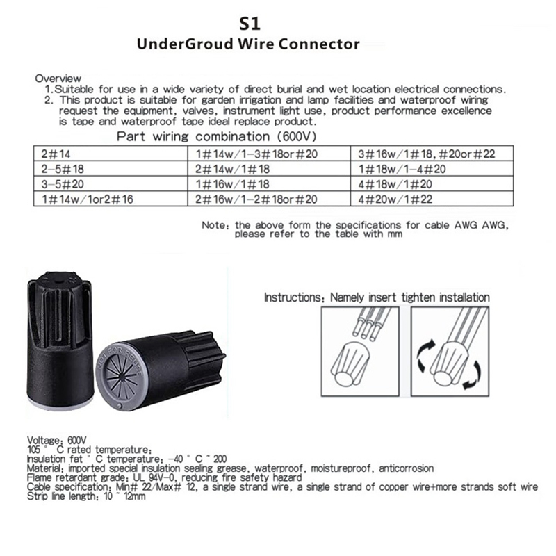 ABJA-Waterproof Wire Connector - Power Tools Grease incelemesi ve fiyatı