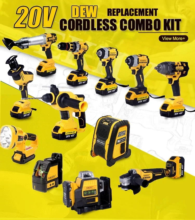 EKIIV Wholesale Cordless Power - Power Tools Combo Kits incelemesi ve fiyatı