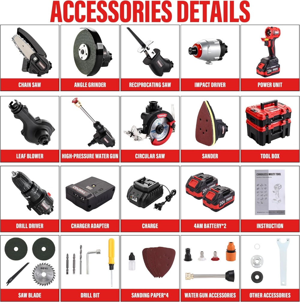 20V MAX Brushless Power Tool C - Power Tools Combo Kits incelemesi ve fiyatı