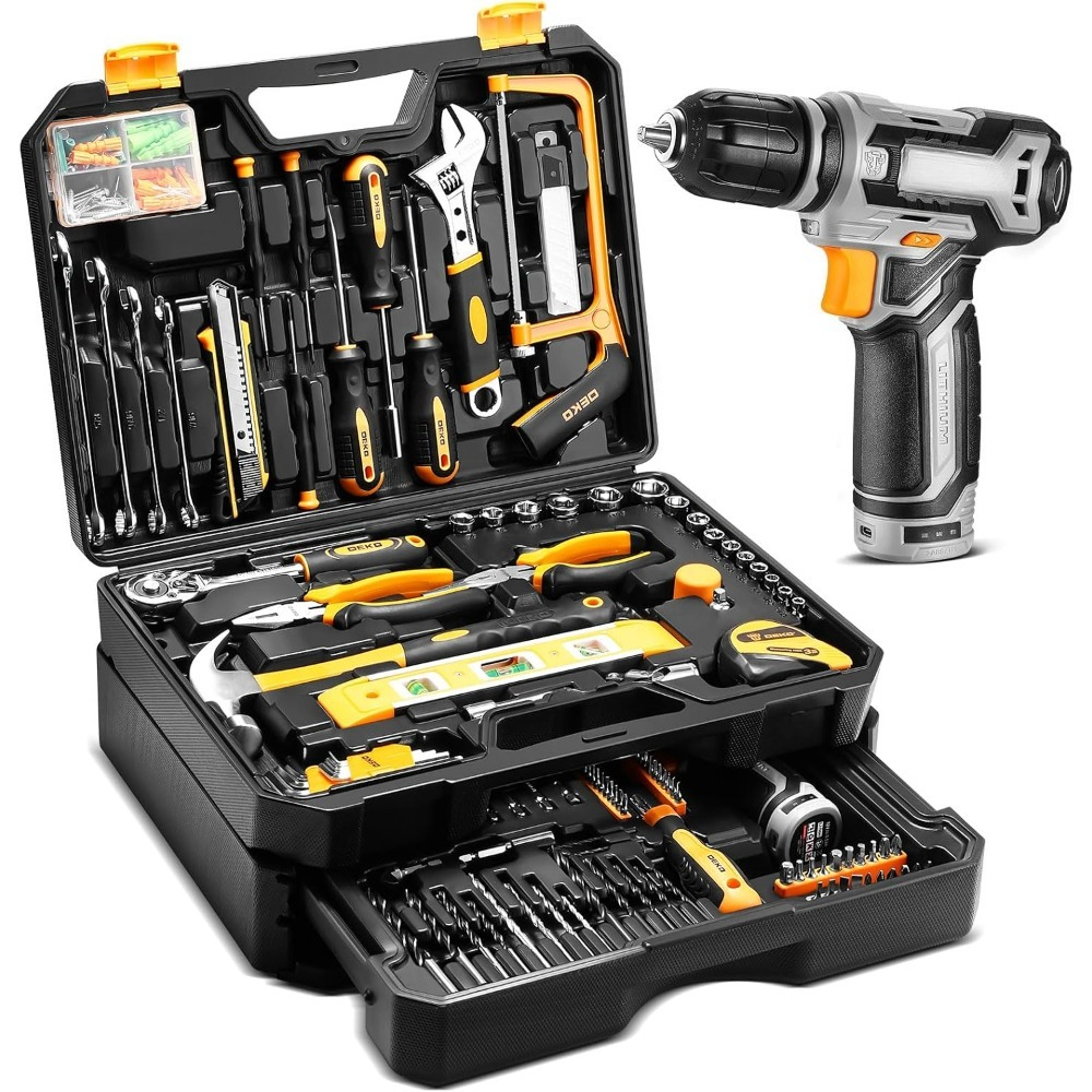 US Shipping Tool Kit Box Drill - Power Tools Combo Kits incelemesi ve fiyatı
