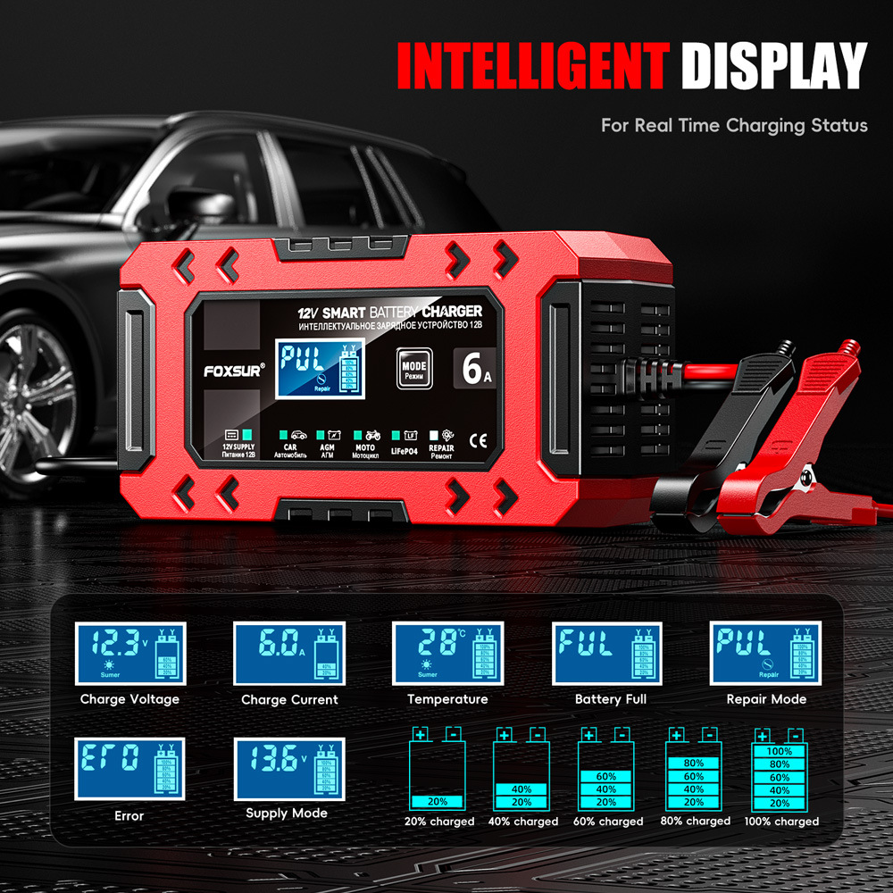 12V6A Intelligent Car & Motorc - Power Tools Battery Repair incelemesi ve fiyatı