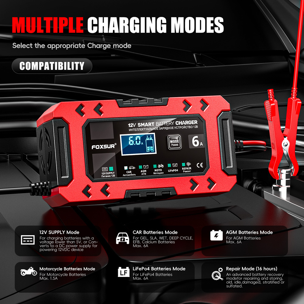 12V6A Intelligent Car & Motorc - Power Tools Battery Repair incelemesi ve fiyatı