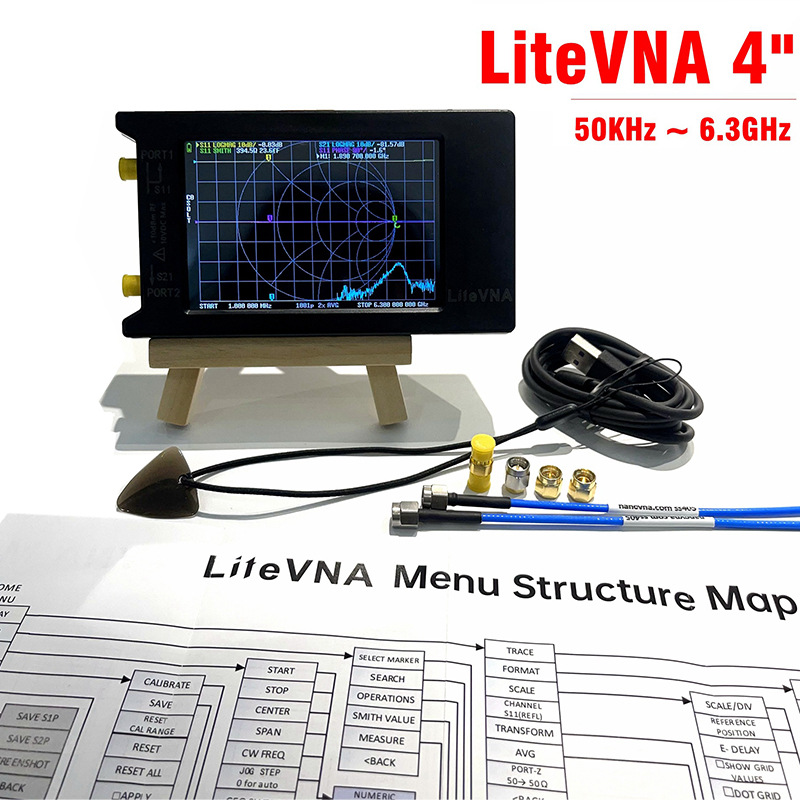 HOSHI LiteVNA64 50kHz-6.3GHz V - Power Tools Vector incelemesi ve fiyatı