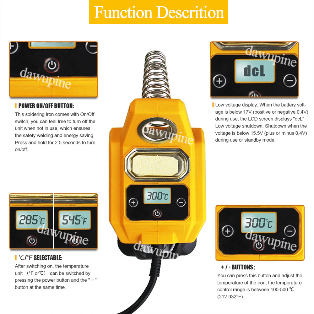Power Tool Parts LCD Digital D - Power Tools Battery Repair incelemesi ve fiyatı