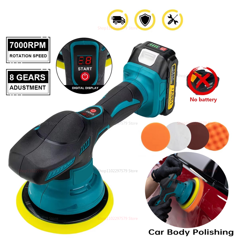 Cordless Car Polisher 8 Gears  - Power Tools Battery Repair incelemesi ve fiyatı