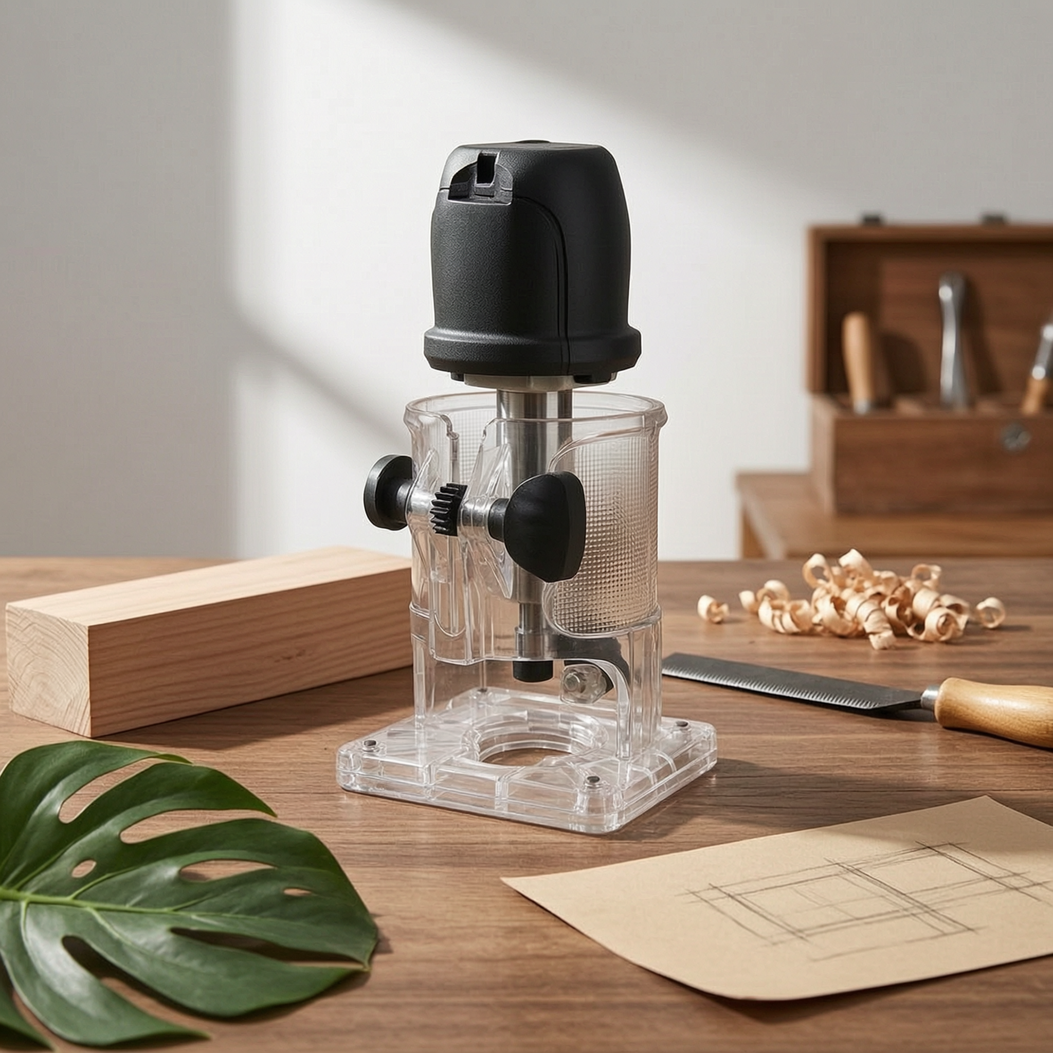 Transparent Trimmer Router Gua - Power Tools For Woodworking incelemesi ve fiyatı
