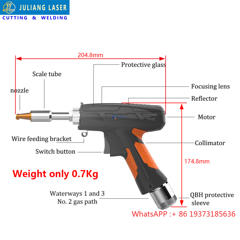 Handheld 1500W Fiber   Welding - Power Tools Used In Welding incelemesi ve fiyatı