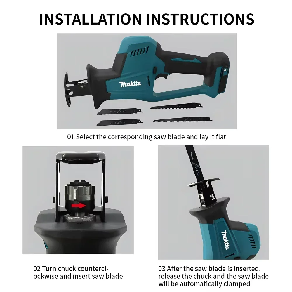 Makita DJR189 18V Cordless Ele - Reciprocating Saw Cordless incelemesi ve fiyatı