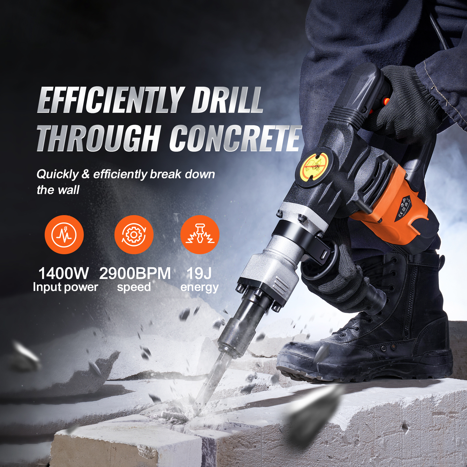 SucceBuy 1400W Demolition Jack - Power Tools Jack incelemesi ve fiyatı